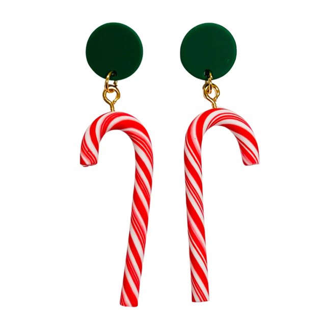 holst + lee candy cane earrings