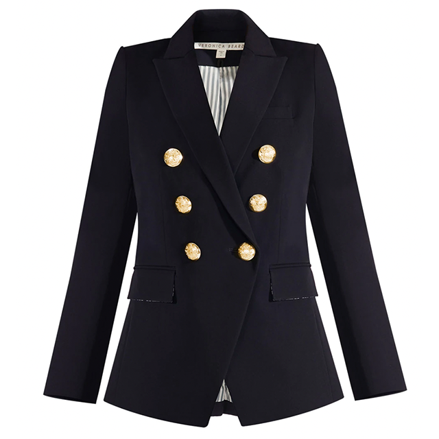 Veronica Beard Navy Miller Jacket