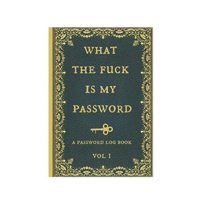 what the fuck is my password book